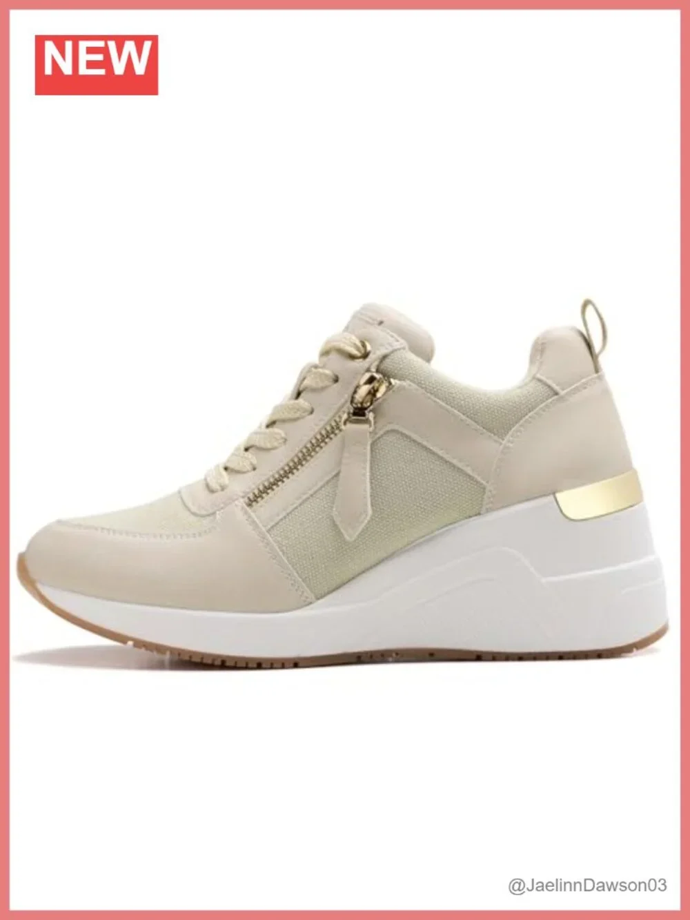 Wedge Heel Fashion Sneakers Women Platform Tennis Shoes Breathable Lightweight